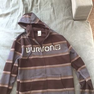 Men’s large burton hoodie